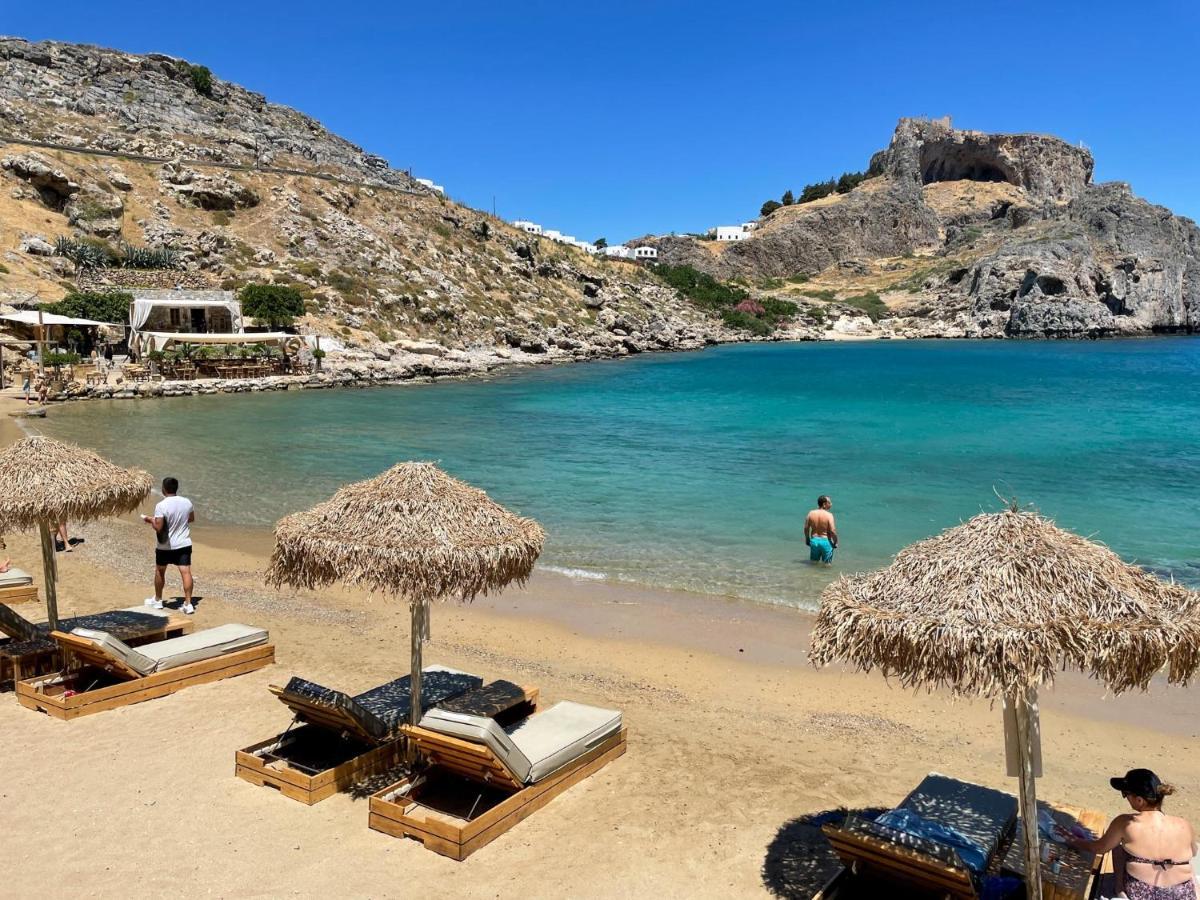 Rhodes Archangelos Traditional Village House In With Private Yard Esterno foto
